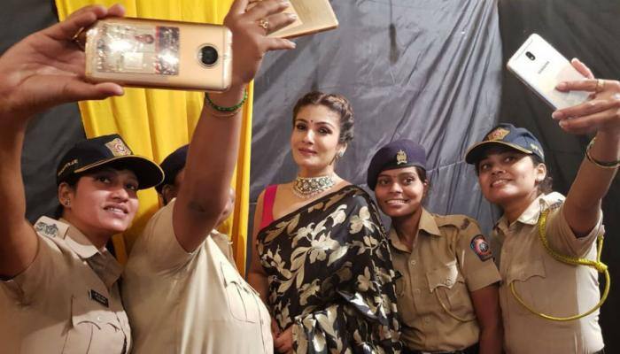 FIR against Raveena Tandon for shooting inside temple in Odisha