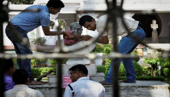 Statues vs vandals: After Lenin and Periyar, bust of Syama Prasad Mukherjee damaged