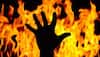 Three burnt to death as car catches fire after accident in Ahmedabad