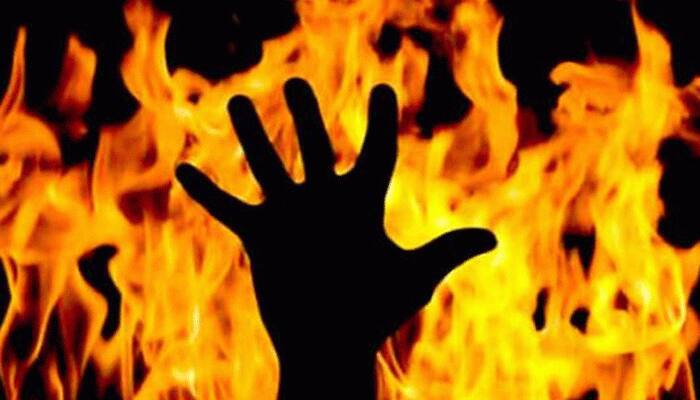 Three burnt to death as car catches fire after accident in Ahmedabad
