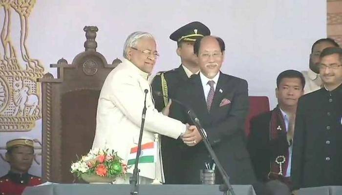 Neiphiu Rio takes oath as Nagaland Chief Minister