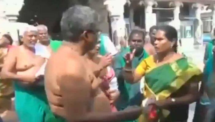 Video: BJP member slaps farmer leader for distributing pamphlets criticising Centre