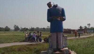 Statue vandalism continues, now Ambedkar's sculpture damaged in Azamgarh