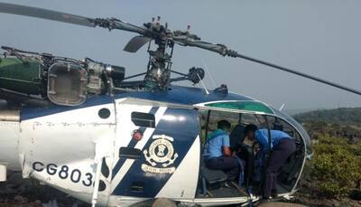 Indian Coast Guard helicopter crashes in Raigad in Maharashtra