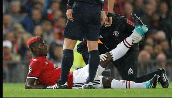 Training session injury forces Paul Pogba to miss Manchester United-Liverpool game