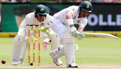 South Africa ride on AB de Villiers fifty to take lead in second Test against Australia