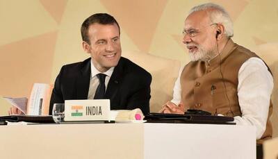 French President Emmanuel Macron pledges 700 million euros to International Solar Alliance