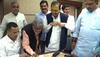 Rajya Sabha polls: BJP's Thawar Chand Gehlot, Ajay Pratap Singh and Kailash Soni file nomination