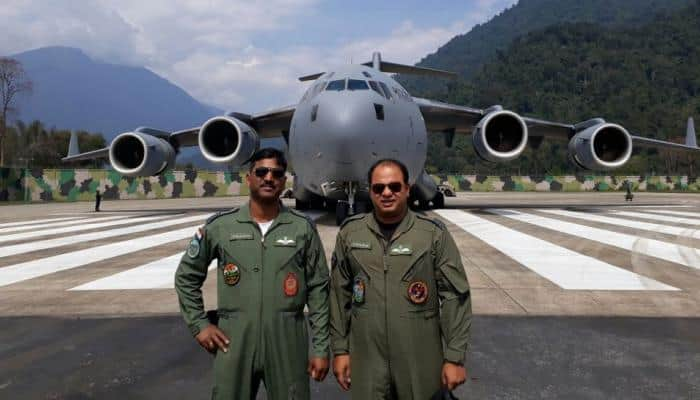 Eye on China: IAF lands its largest transport aircraft C-17 Globemaster in Arunachal Pradesh&#039;s Tuting