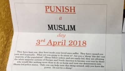'Punish a Muslim Day' hate letter sparks online outrage in the UK