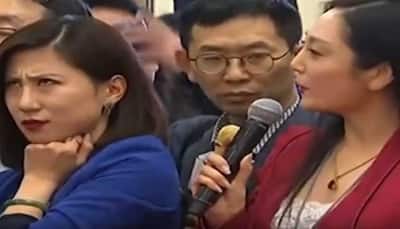 WATCH: Chinese reporter's eye-roll takes internet by storm