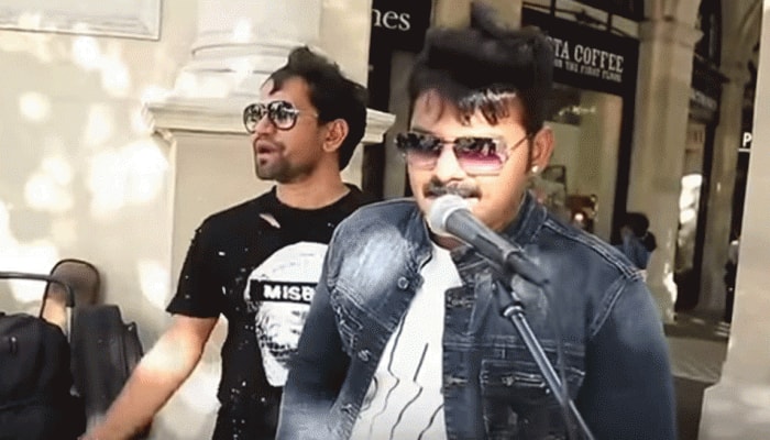 Lollypop Lagelu: Pawan Singh sings super-hit song on London street - Watch throwback video