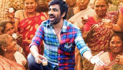 Ravi Teja looks cheerful in the first poster of  'Nela Ticket'