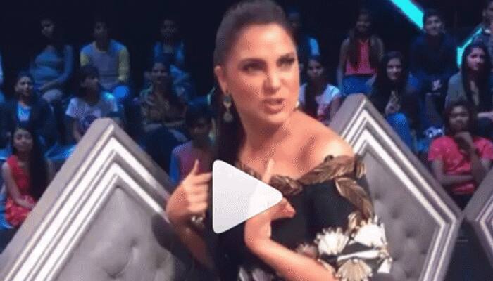 'Mickey Mouse' scares Lara Dutta Bhupati on the sets of High Fever Dance Ka Naya Tevar - Watch