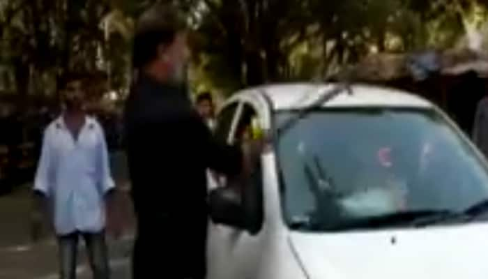 Watch: MNS resorts to violence, damages taxis during Ola, Uber strike