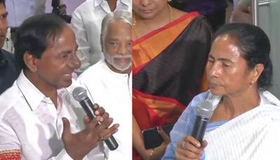 With third front on mind, Telangana's KCR meets Trinamool's Mamata Banerjee