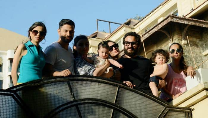 Taimur Ali Khan and Inaaya Naumi Khemu enjoy a day out with family--See Pics