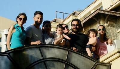 Taimur Ali Khan and Inaaya Naumi Khemu enjoy a day out with family--See Pics