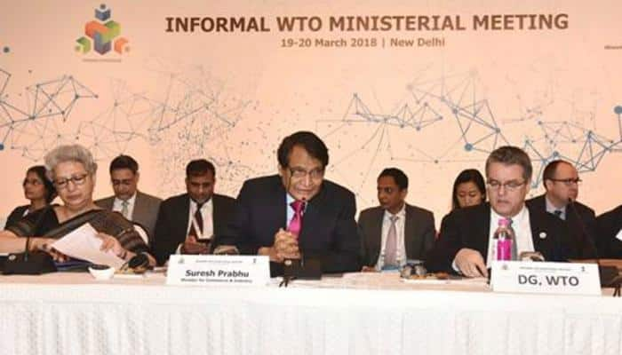 Informal WTO ministerial meeting begins; Prabhu appeals for common ground to strengthen WTO