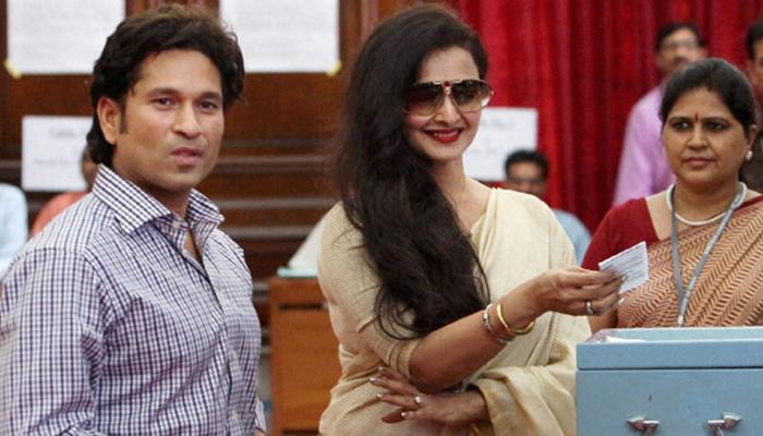 Rekha, Sachin Tendulkar's Rajya Sabha tenure coming to an end Rekha, Sachin Tendulkar's Rajya Sabha tenure coming to an end