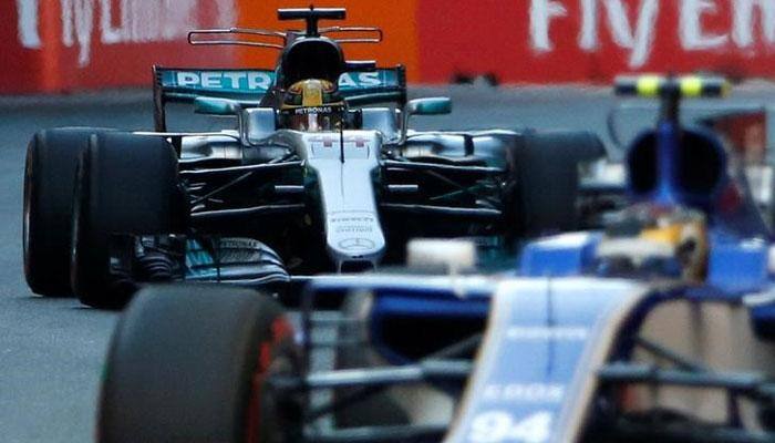 Formula One start lights moved to compensate for halo