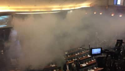 Tear gas in Parliament? Kosovo lawmakers make MPs elsewhere look like angels