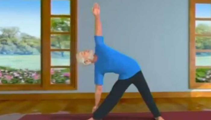 PM Narendra Modi turns Yoga teacher in 3D avatar, shows how to perform asanas