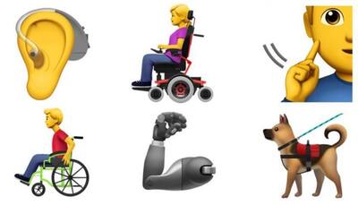 Apple offers 13 new emojis to represent people with disabilities