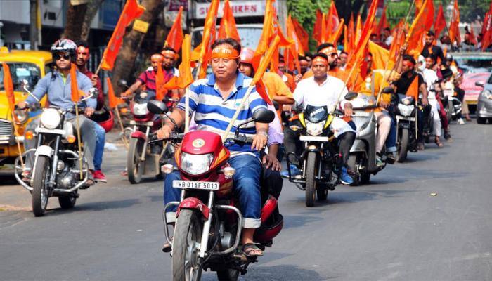 Trinamool, BJP in show of strength over Ram Navami celebrations in Bengal