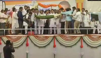 Seven former JD(S) MLAs join Congress in Karnataka in Rahul Gandhi's presence