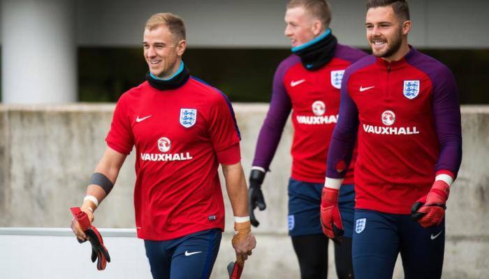 England&#039;s Jack Butland relishes battle for goalkeeping slot