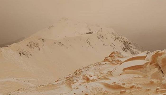 'Orange snow' covers Eastern Europe. Here's why it happened