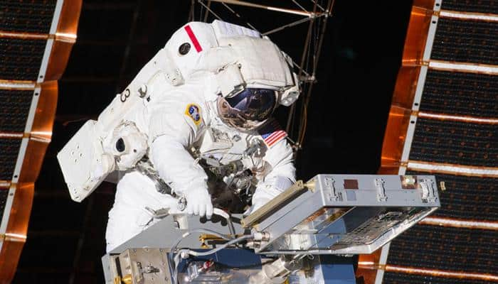 NASA astronauts to conduct spacewalk outside space station today