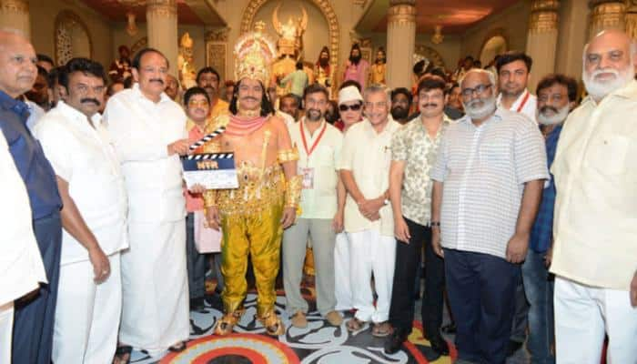 Biopic on NTR launched at a grand event in Hyderabad