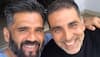 Akshay Kumar posts selfie with Suniel Shetty, Internet asks, Where is Babu Bhaiyaa?