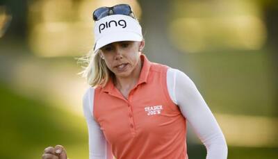 Twin birdies takes Pernilla Lindberg to one-stroke lead at ANA Inspiration golf  