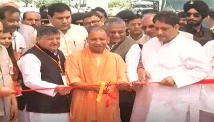 Yogi Adityanath opens road project in Ghaziabad, Akhilesh accuses him of stealing credit