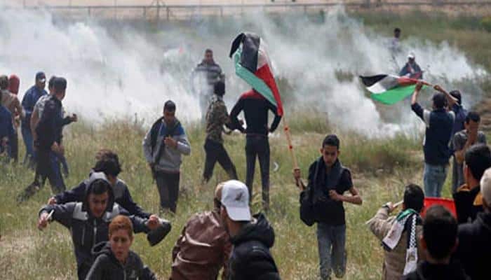 Seven Palestinians killed, hundreds injured in Gaza clashes