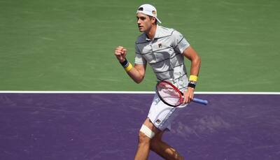 John Isner stuns Juan Martin del Potro, to meet Alexander Zverev in Miami Open final