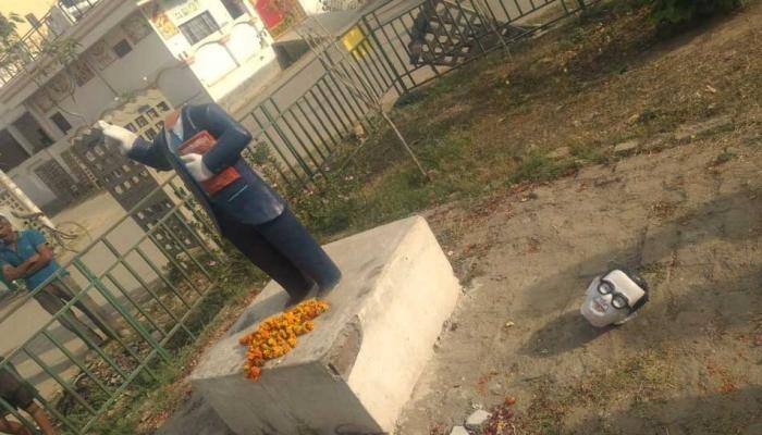 Statue vandalism continues, now Ambedkar's sculptor damaged in Allahabad