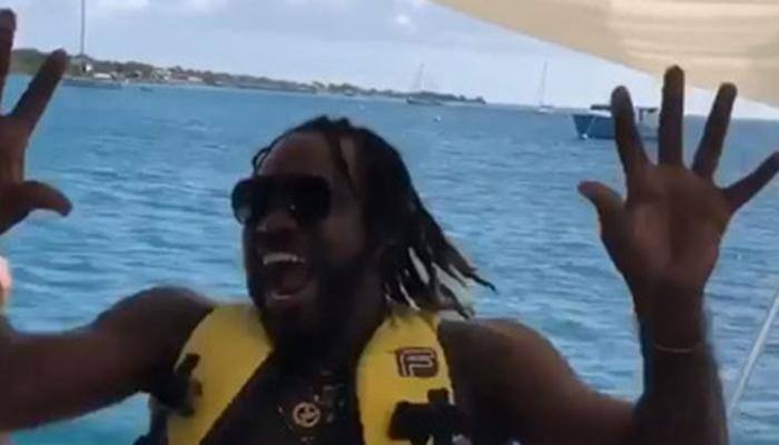 Watch: Chris Gayle&#039;s bhangra moves confirm he&#039;s ready to play IPL for Kings XI Punjab