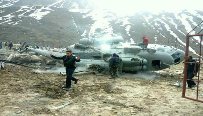 Indian Air Force&#039;s cargo helicopter crashes near Kedarnath temple