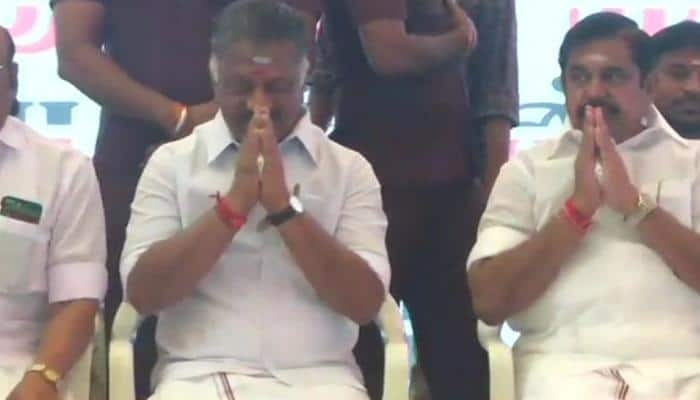 Demanding Cauvery Mangement Board, E Palaniswami-O Panneerselvam sit on hunger strike
