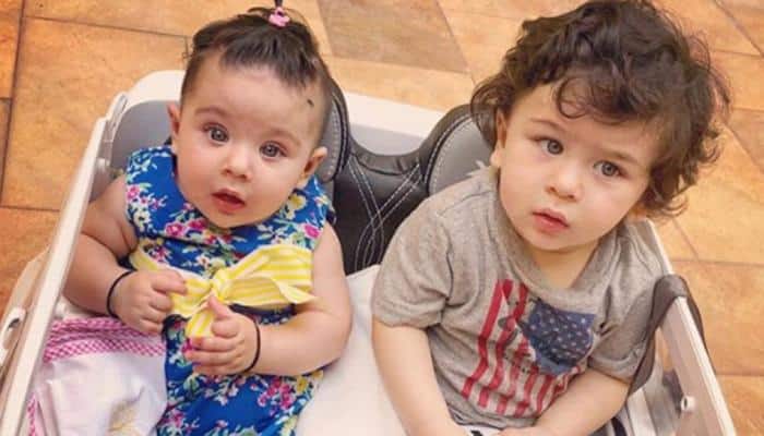 Taimur Ali Khan and Inaaya Naumi Kemmu are summer ready and their favourite colour is red—See pics