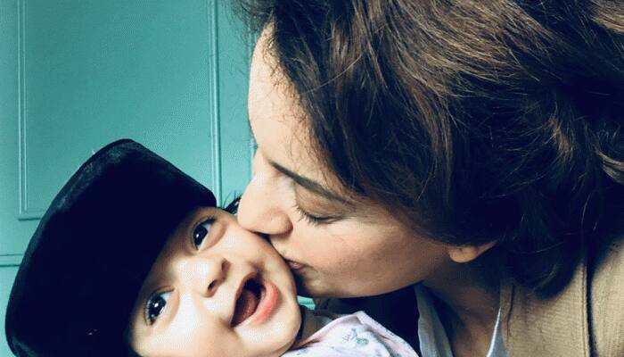 Kangana Ranaut's latest pic with nephew Prithviraj Chandel is the cutest thing you will see today