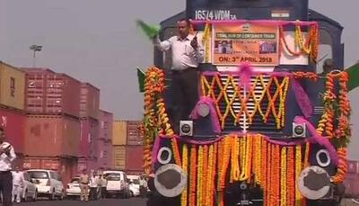 Trial run of first India-Bangladesh container train begins