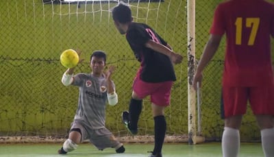 Indonesia's footless goalkeeper kicks home powerful message