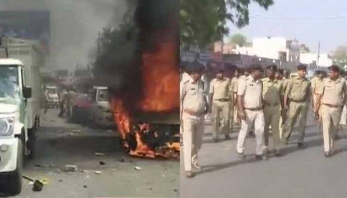Bharat Bandh: Curfew continues in Rajasthan's Hindaun; flag march by police in MP's Gwalior  