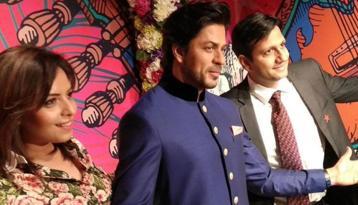 Shah Rukh Khan's wax figure unveiled at Madame Tussauds Delhi Shah Rukh Khan's wax figure unveiled at Madame Tussauds Delhi