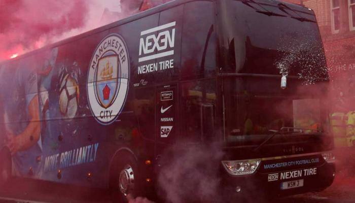 Champions League: Liverpool apologise to Man City after bottles thrown at team bus